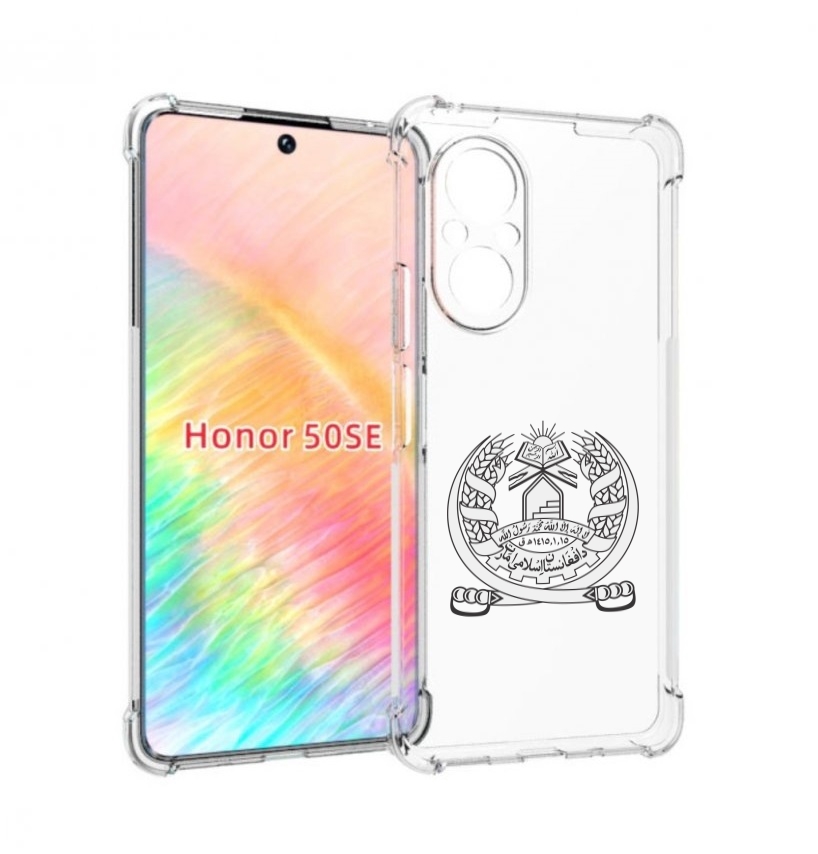 

Чехол бампер MyPads герб-афганистан для Honor 50 SE противоударный, Прозрачный, Tocco
