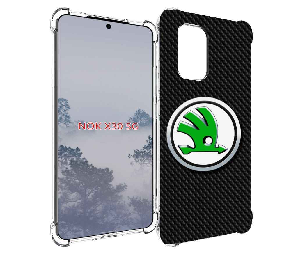 

Чехол MyPads skoda шкода 2 для Nokia X30 5G, Tocco