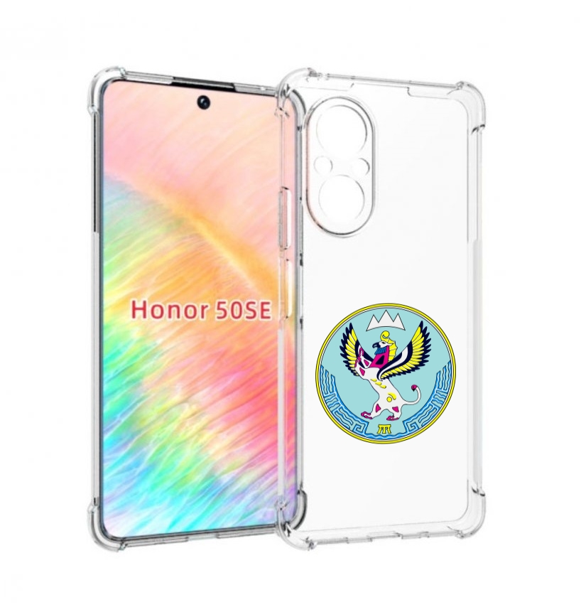 

Чехол бампер MyPads герб-алтаи-горно-алтаиск для Honor 50 SE п, Прозрачный, Tocco