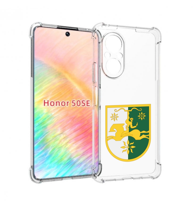 

Чехол бампер MyPads герб-абхазии для Honor 50 SE противоударный, Прозрачный, Tocco