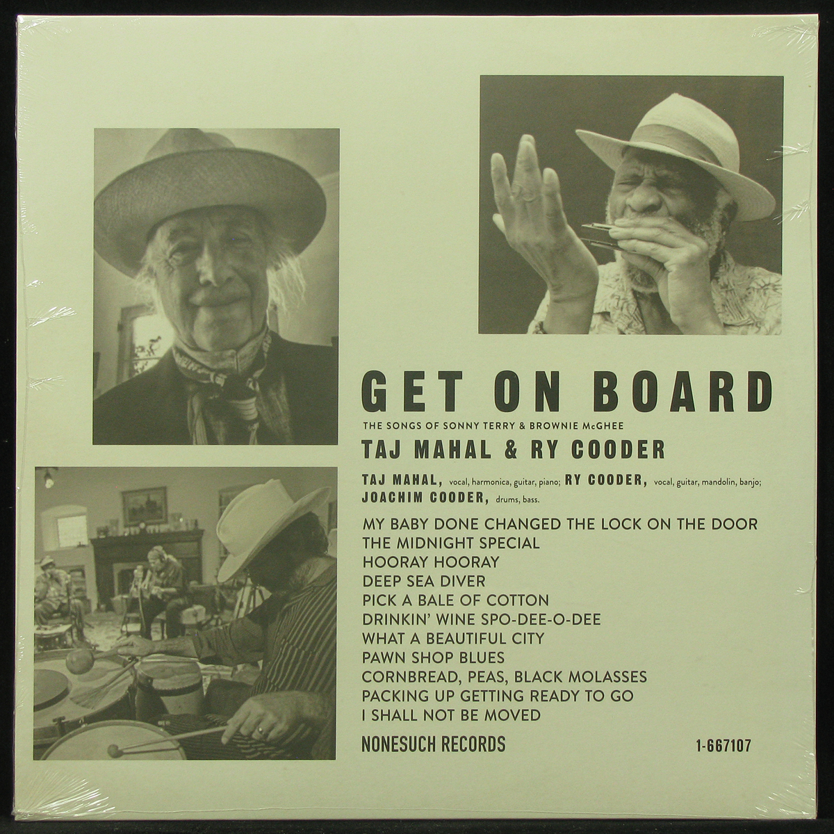 

LP Taj Mahal / Ry Cooder - Get On Board Nonesuch (301100)