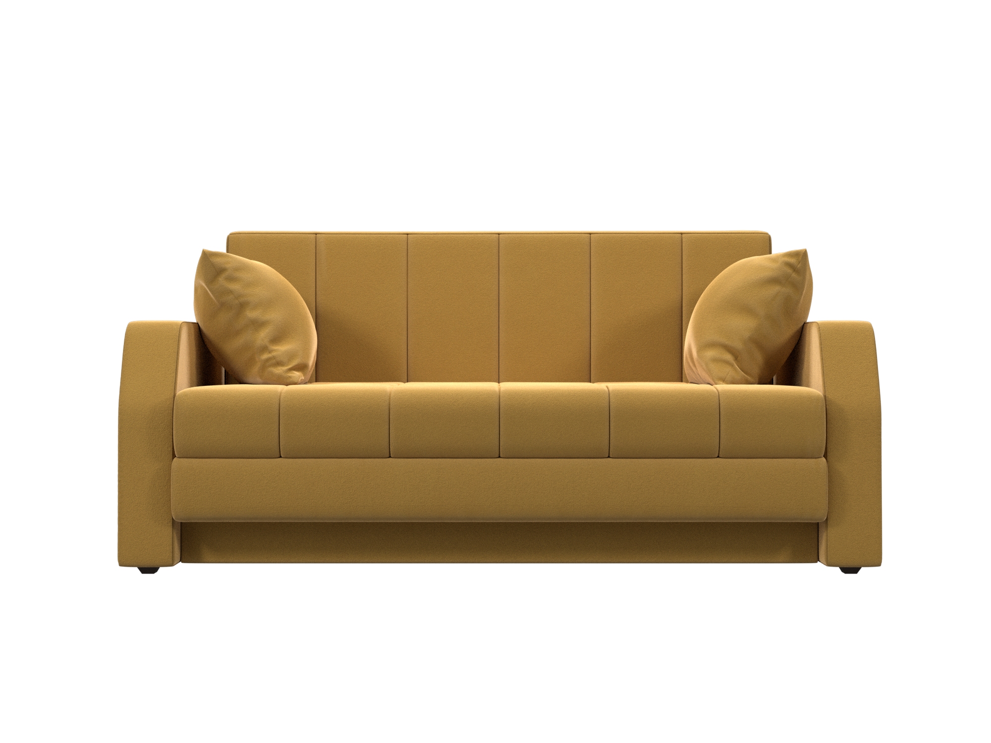 

Диван-кровать 4Home Малютка, 154x86x73 см, выкатной, желтый, микровельвет, Малютка