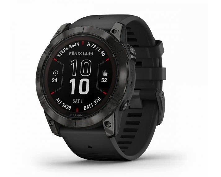 Смарт-часы Garmin Fenix 7X PRO Sapphire Solar серый/черный (010-02778-11)