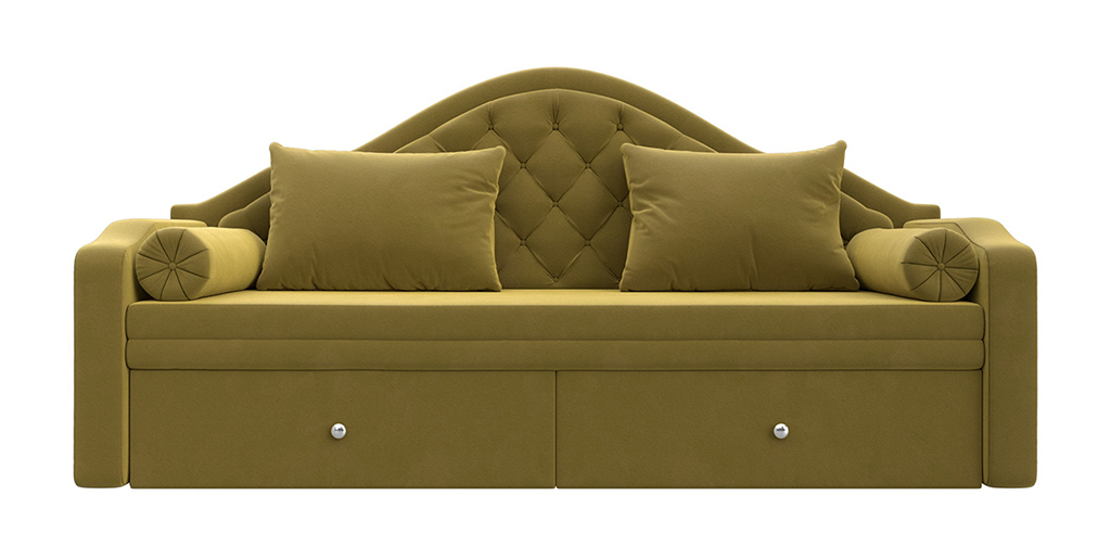 

Детский диван-кровать 4Home Сойер, 212х86х112 см, выкатной, желтый, микровельвет, Сойер