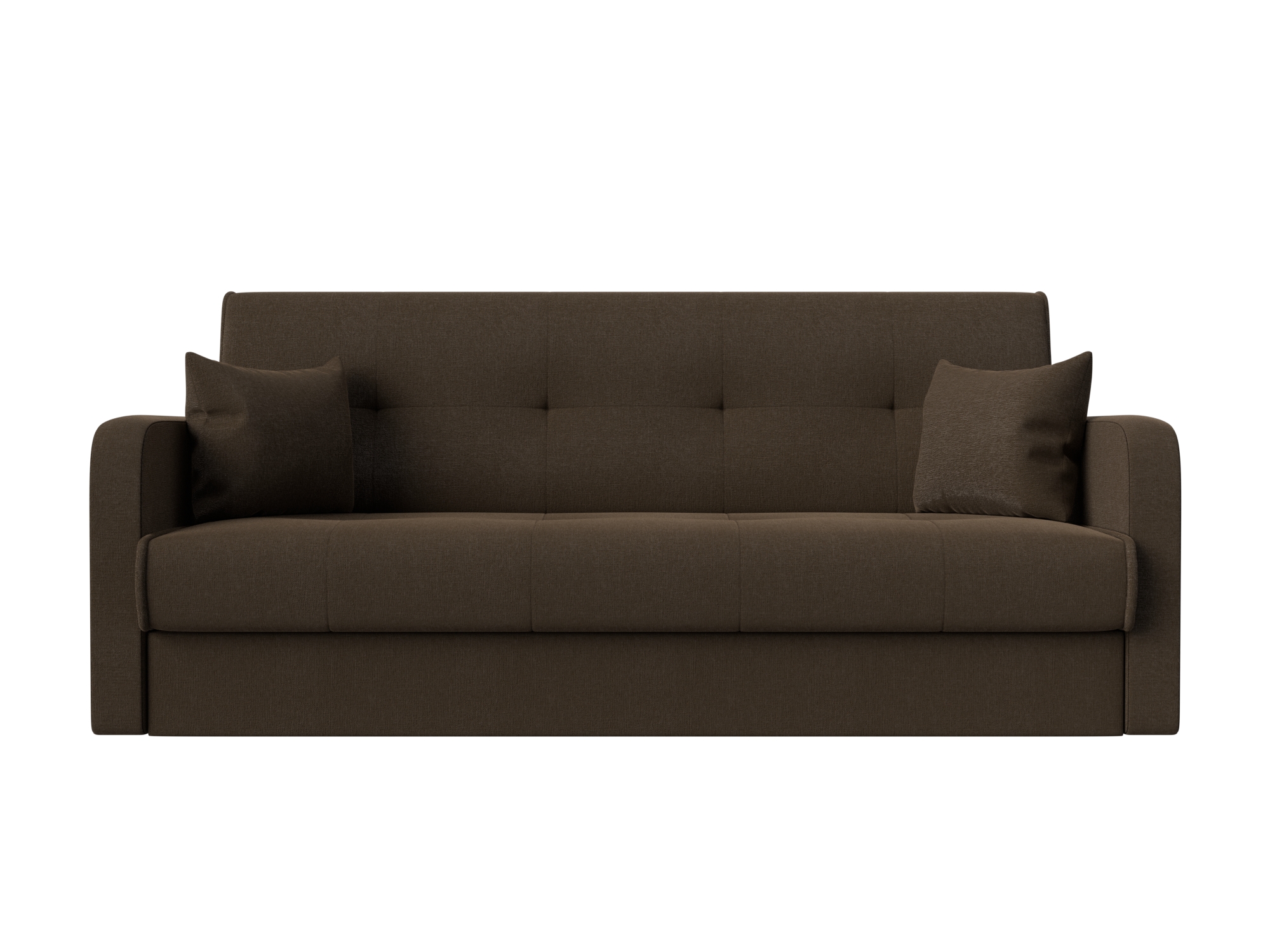 

Диван-кровать 4Home Надежда, 201x82x89 см, Книжка, коричневый, рогожка, Надежда