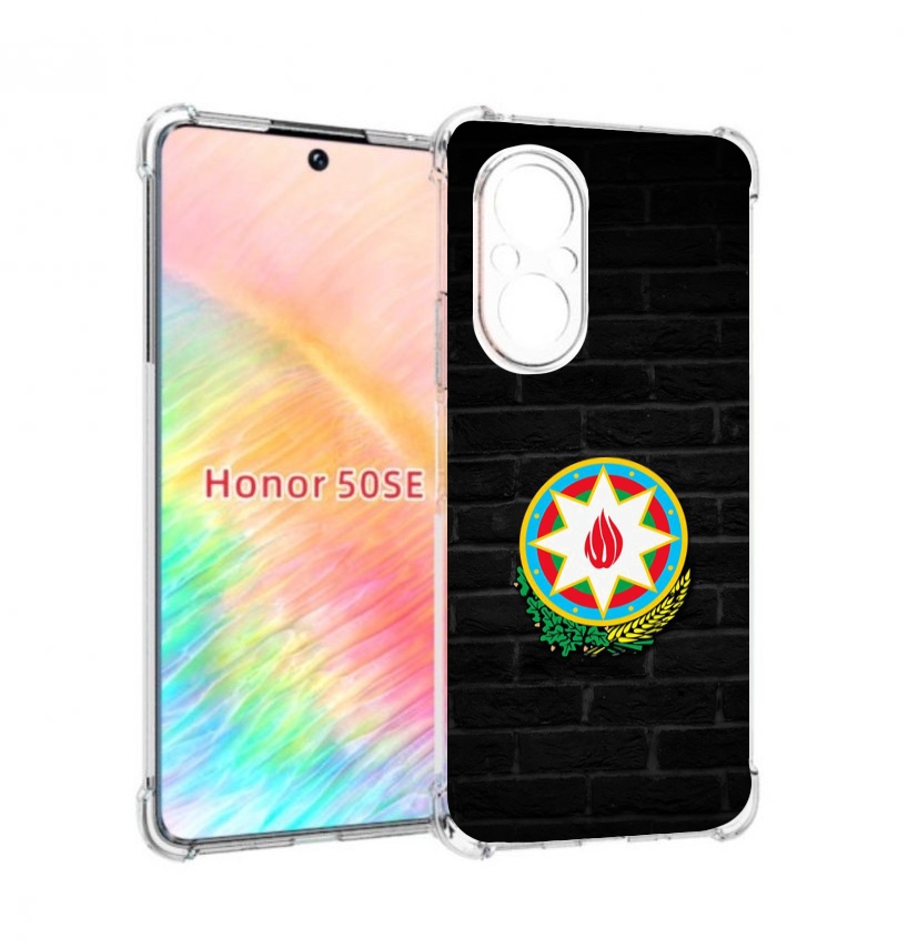 

Чехол бампер MyPads герб азербаиджана для Honor 50 SE противоуд, Прозрачный, Tocco