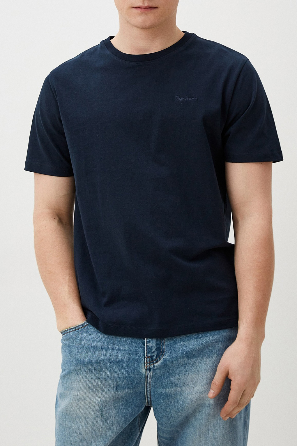 

Футболка мужская Pepe Jeans PM509206 синяя 2XL, Синий, PM509206