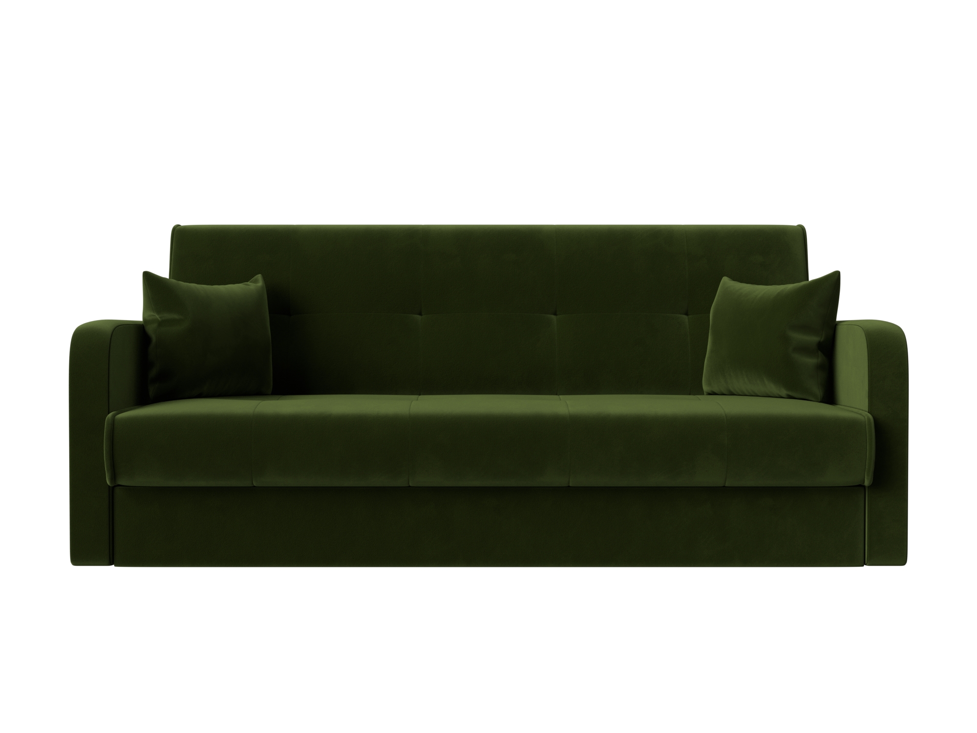 

Диван-кровать 4Home Надежда, 201x82x89 см, Книжка, зеленый, микровельвет, Надежда