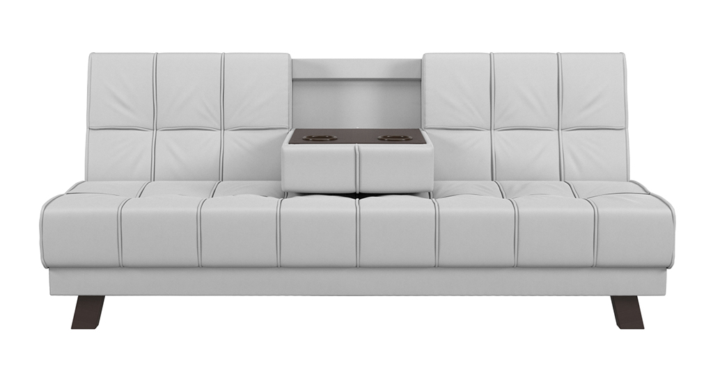 

Диван-кровать 4Home Винсент, 188x85x88 см, Книжка, белый, экокожа, Винсент