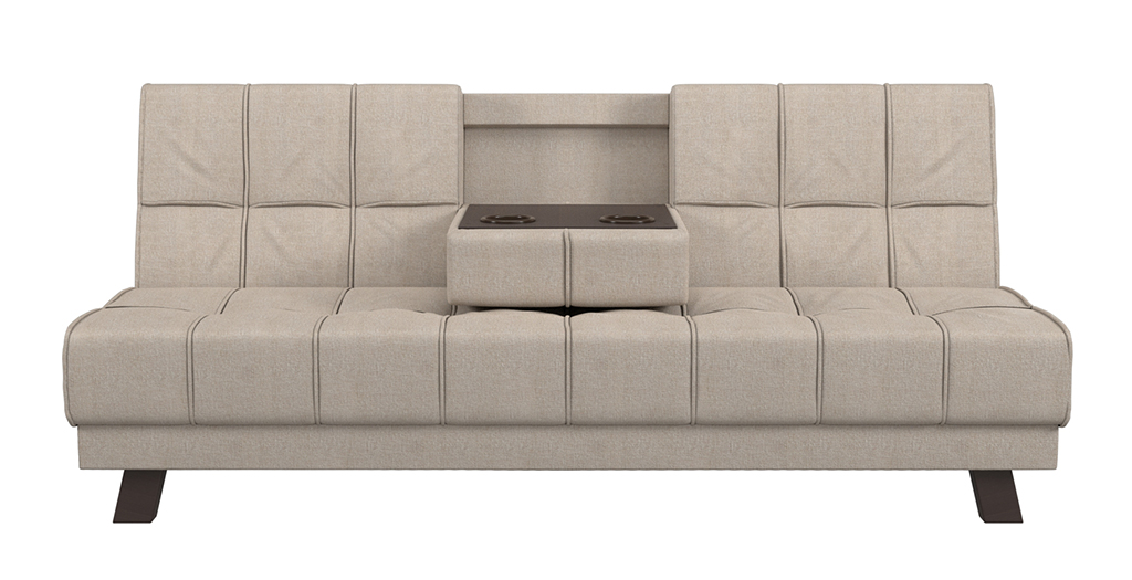 

Диван-кровать 4Home Винсент, 188x85x88 см, Книжка, бежевый, рогожка, Винсент
