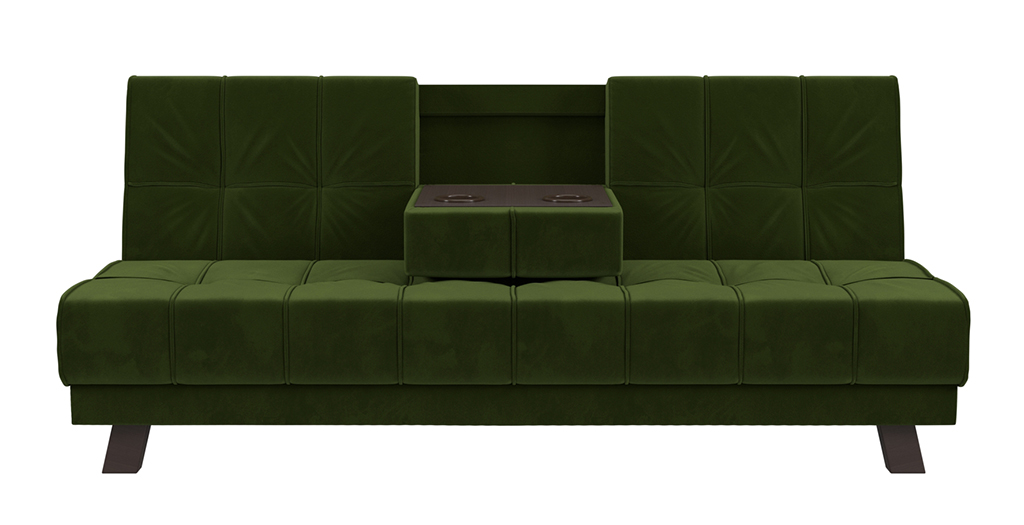 

Диван-кровать 4Home Винсент, 188x85x88 см, Книжка, зеленый, микровельвет, Винсент