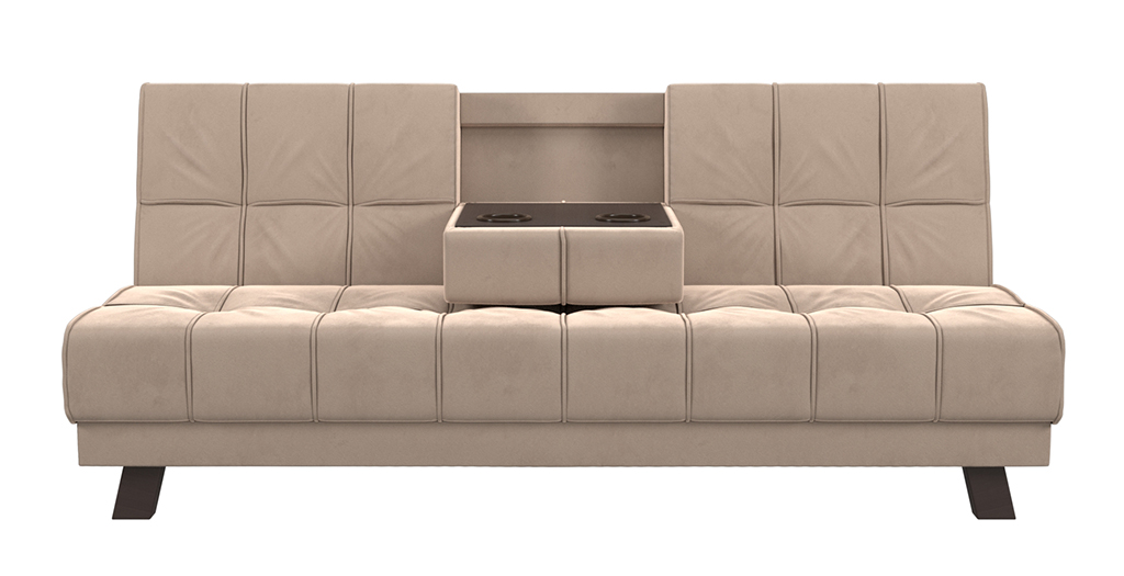 

Диван-кровать 4Home Винсент, 188x85x88 см, Книжка, бежевый, велюр, Винсент