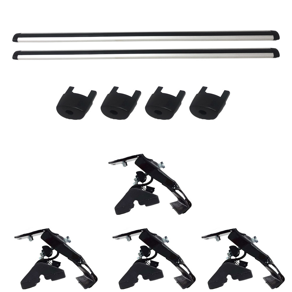 

Багажник на крышу Евродеталь для Toyota Starlet 1996-1999 NEW-OZPT-ED2-005F-ED7-035A153, Серебристый, OZPTGKVIDB153