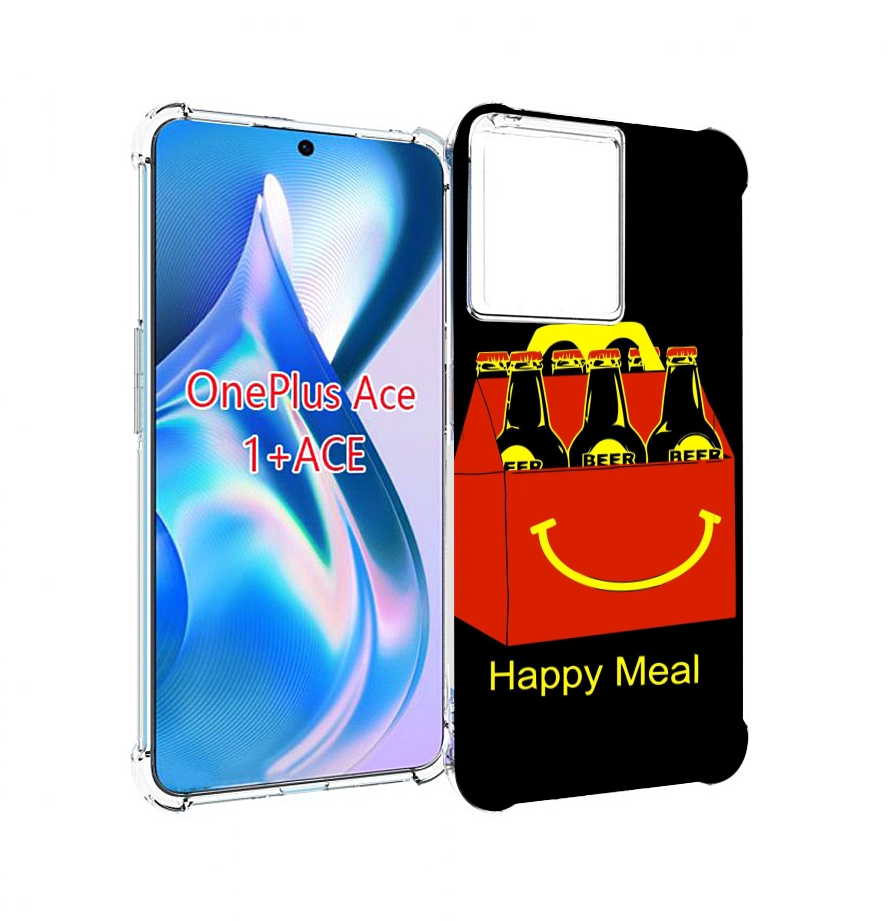 

Чехол MyPads Happy Meal для OnePlus Ace, Прозрачный, Tocco