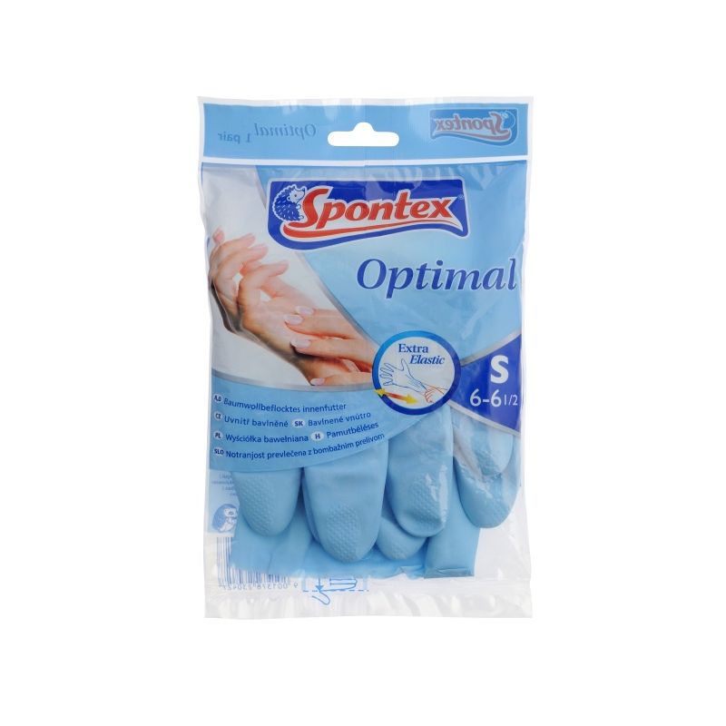 фото Перчатки spontex optimal голубой xl