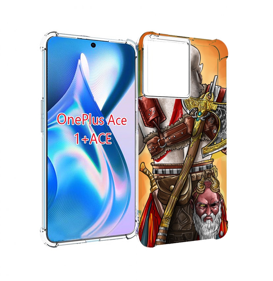 

Чехол MyPads God of War для OnePlus Ace, Прозрачный, Tocco