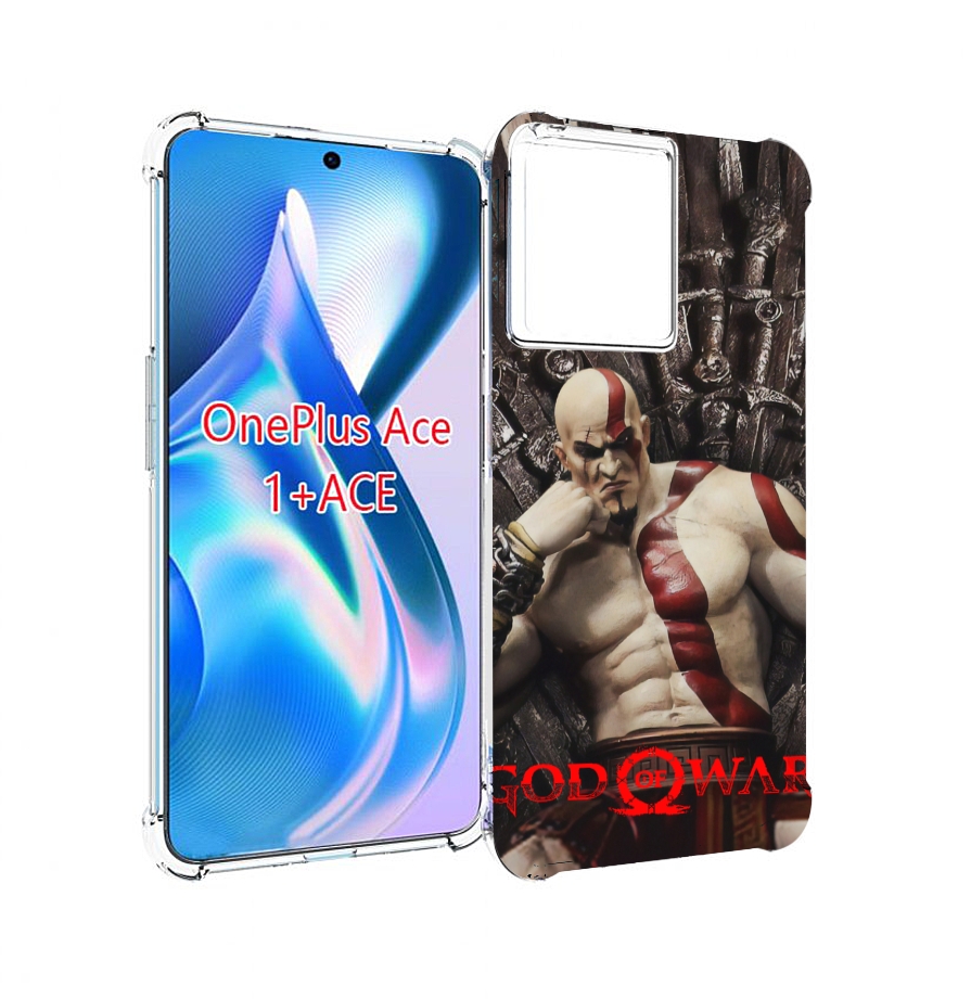 

Чехол MyPads God of War Кратос для OnePlus Ace, Прозрачный, Tocco