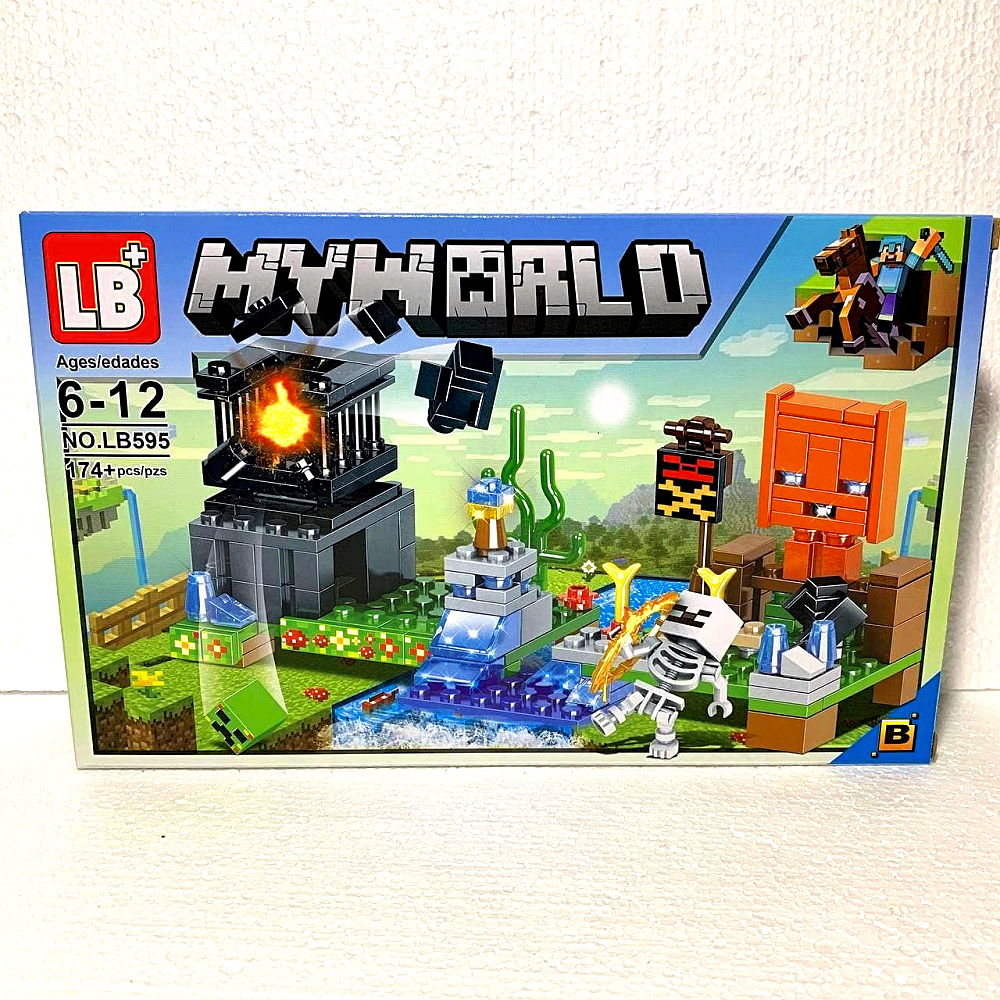 фото Конструктор minecraft lb+ my world "битва за деревню" 4в1 №lb595 656 деталей.