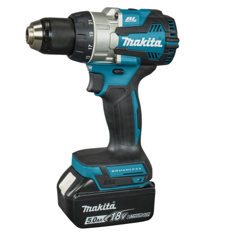 Аккумуляторная безударная дрель-шуруповерт Makita DDF489RTJ 18V