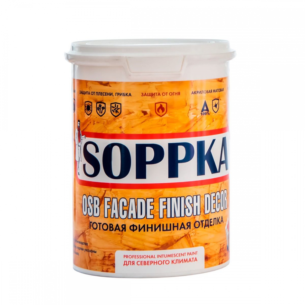 фото Soppka osb facade finish decor (5 кг )