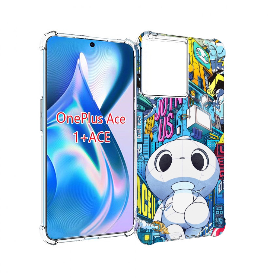 

Чехол MyPads FaceU для OnePlus Ace, Прозрачный, Tocco