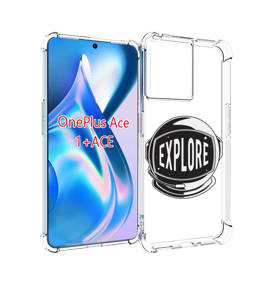 

Чехол MyPads Explore для OnePlus Ace, Прозрачный, Tocco