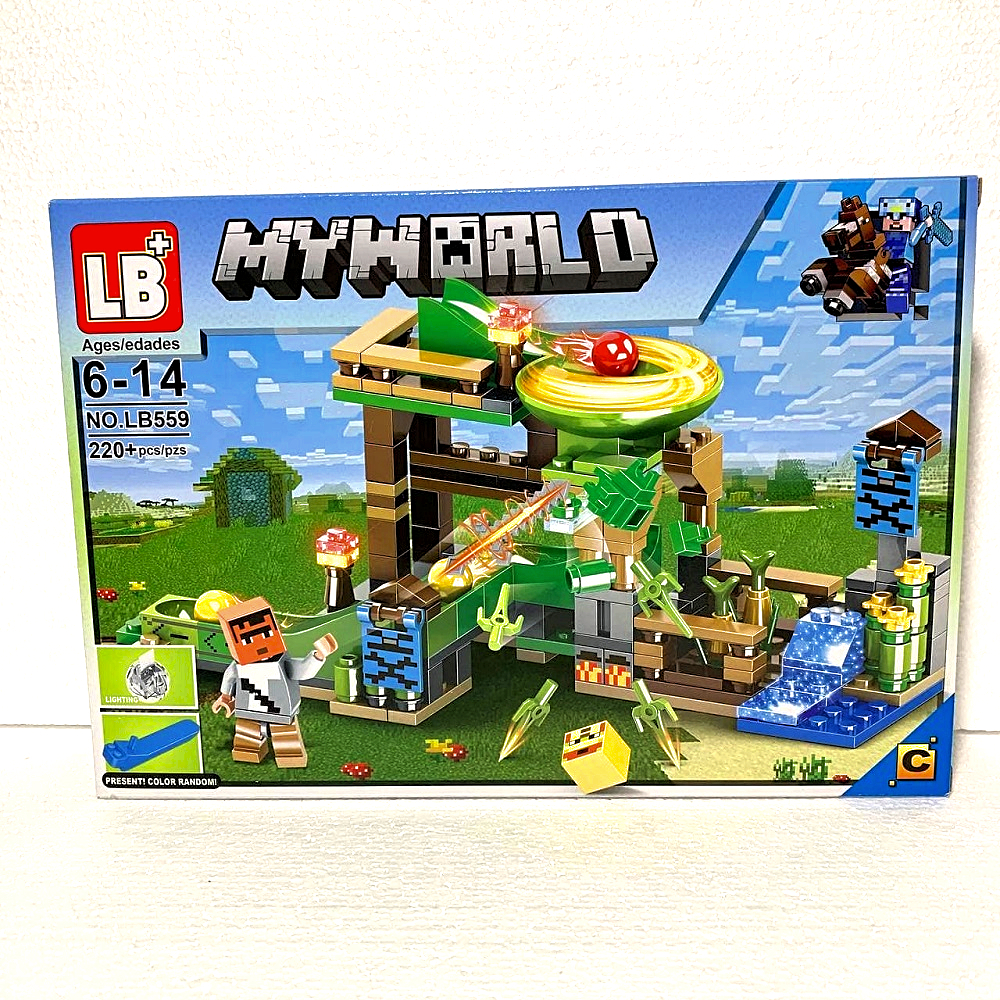 Конструктор MINECRAFT LB+ MY WORLD №LB559, 220 деталей