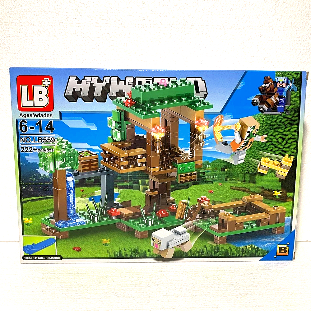 

Конструктор MINECRAFT LB+ MY WORLD №LB559, 222 деталей, LB559-B