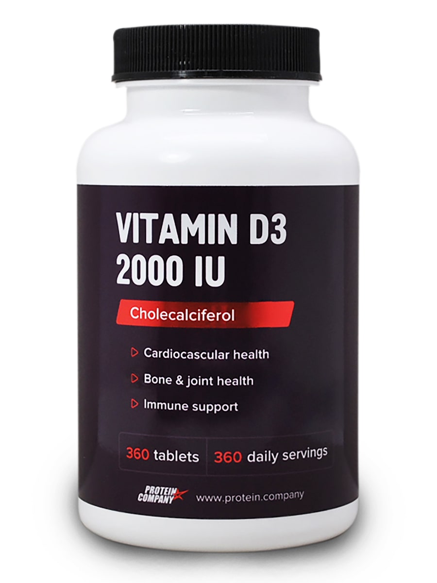 Витамин D3 Protein.Сompany Vitamin D3 2000 IU 360 таблеток