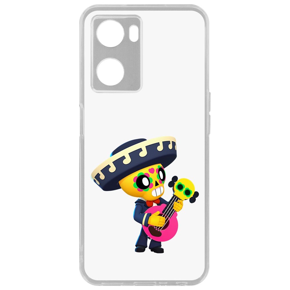 

Чехол Brawl Stars-Поко для Oppo A57s, Прозрачный