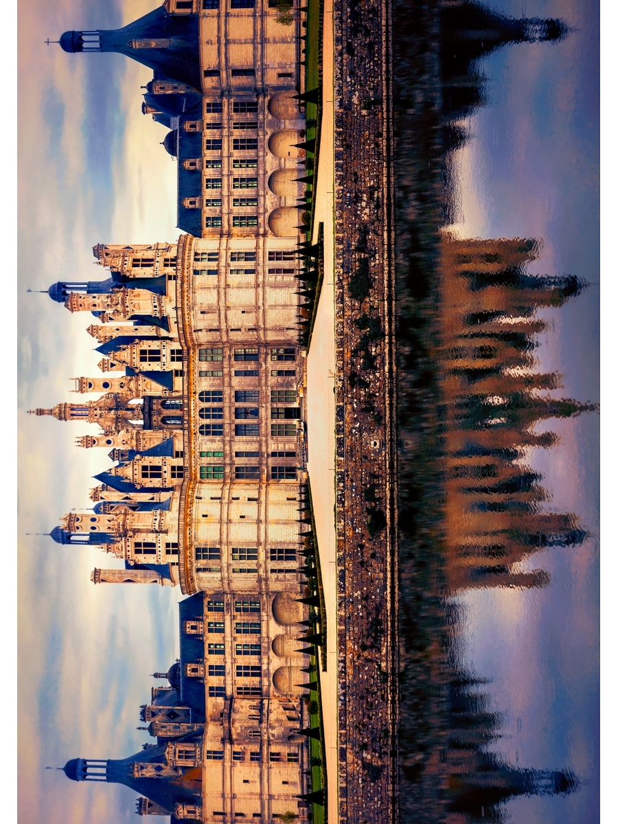 фото Постер drabs а2 замок шамбор - шедевр архитектуры эпохи ренессанса, франция