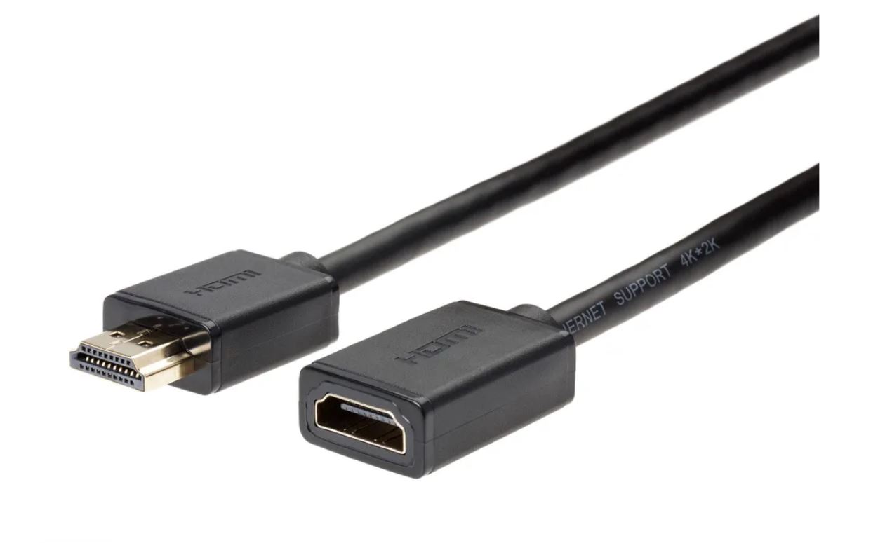 

Удлинитель HDMI 2.0 (M/F) Telecom Full 4K 2 метра проводник медь (TCG235MF-2M)