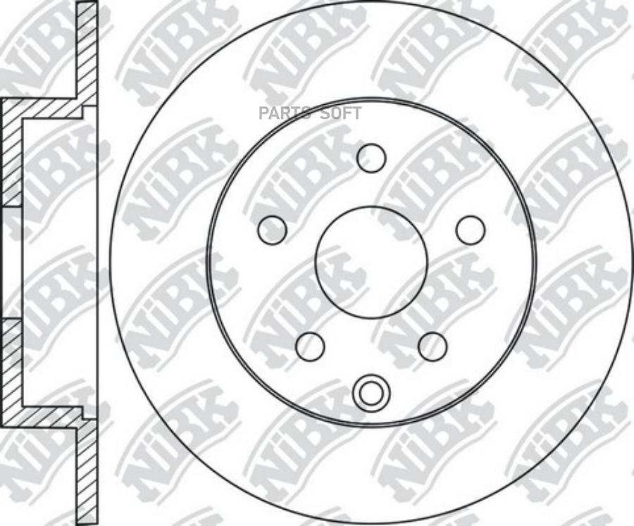 

Диск Тормозной Nibk Rn1941 NiBK арт. RN1941