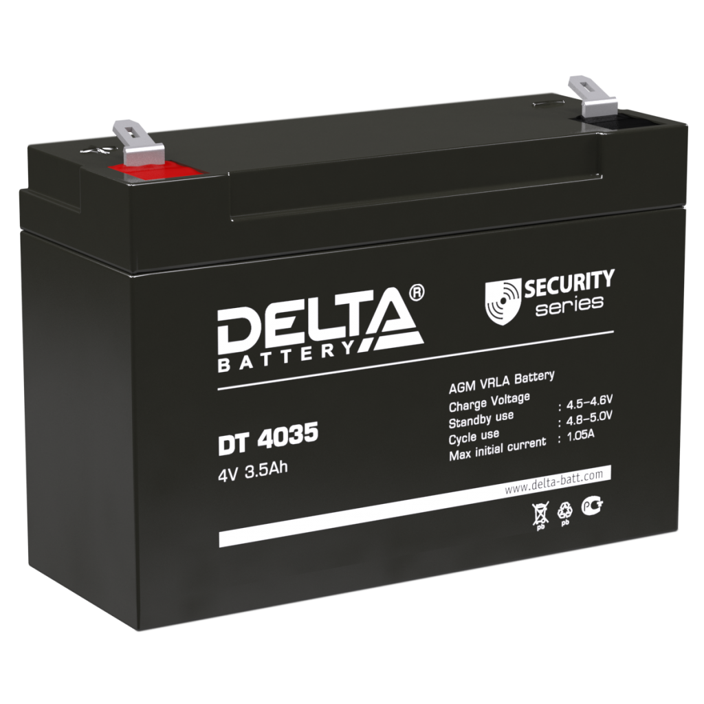 Аккумулятор Delta DT 4035 4v 3.5Ah