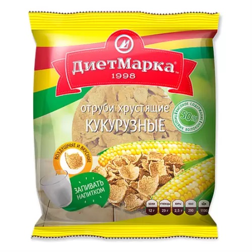 фото Отруби диетмарка кукурузные, 100 г х 2 шт