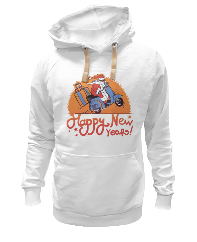 

Худи унисекс Printio New year белое 3XL, Белый, New year