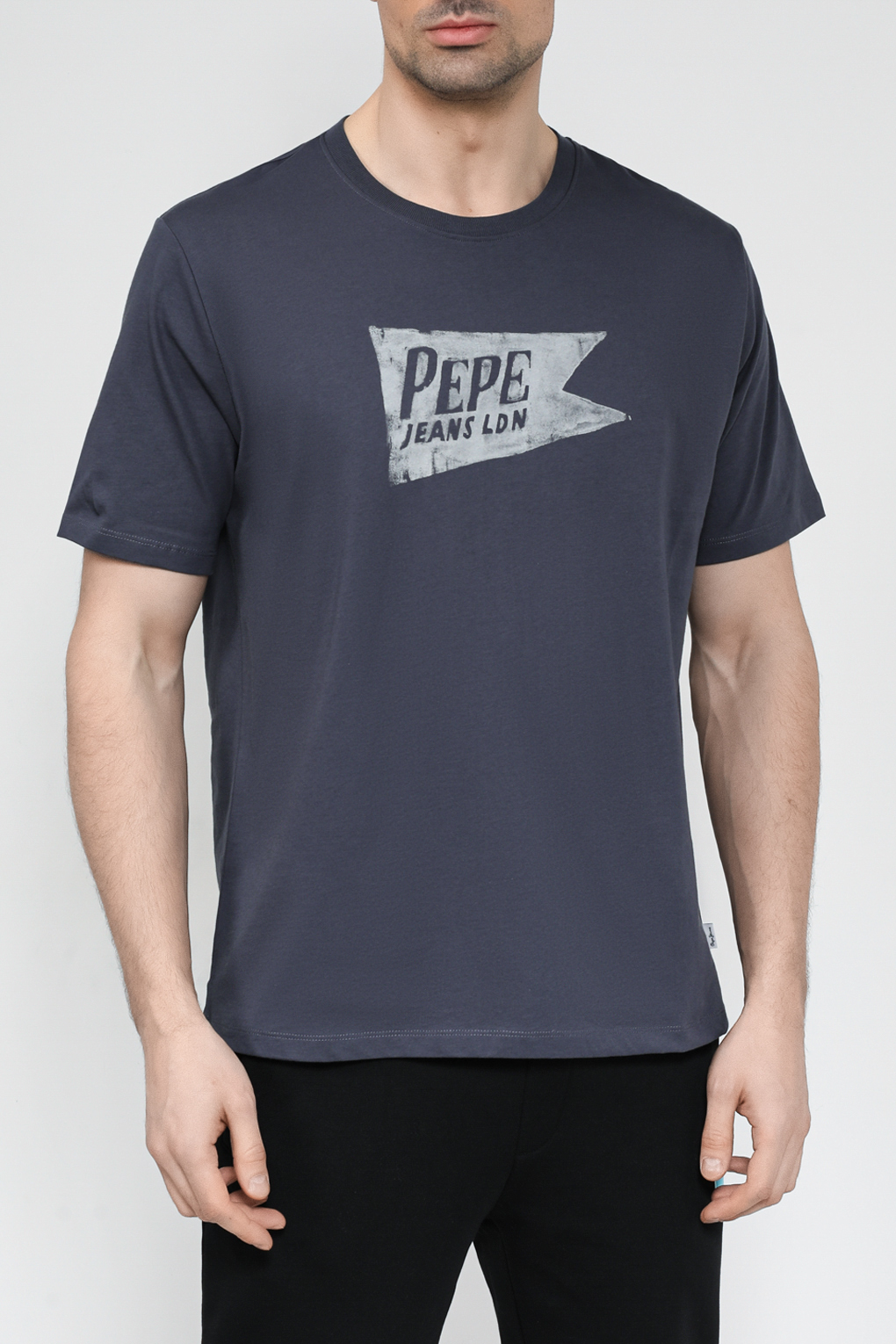 Футболка мужская Pepe Jeans PM509401 серая 2XL