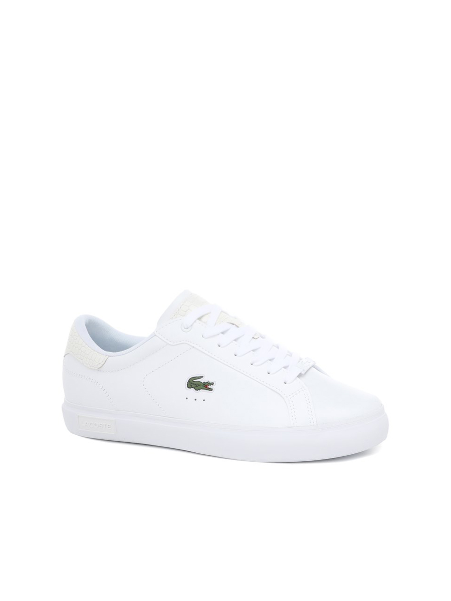 

Кеды мужские Lacoste SMA0030 POWERCOURT 1121 1 белые 8.5 UK, Белый, SMA0030 POWERCOURT 1121 1