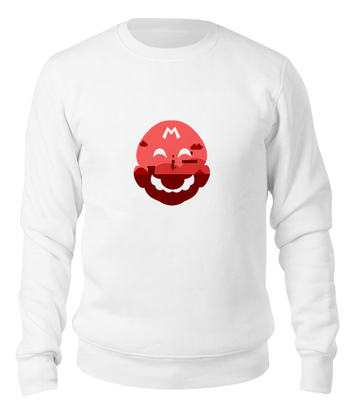 

Свитшот унисекс Printio Марио (mario) черный 2XL, Марио (mario)