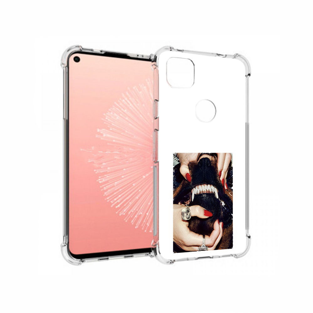 

Чехол MyPads Tocco для Google Pixel 4A маникюр, Прозрачный, Tocco
