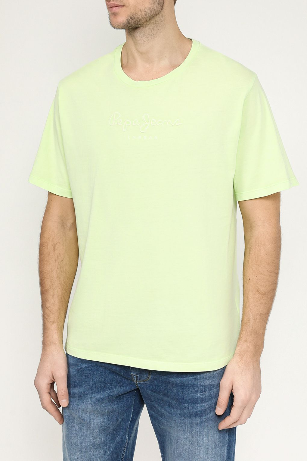 

Футболка мужская Pepe Jeans PM509418 зеленая XL, Зеленый, PM509418