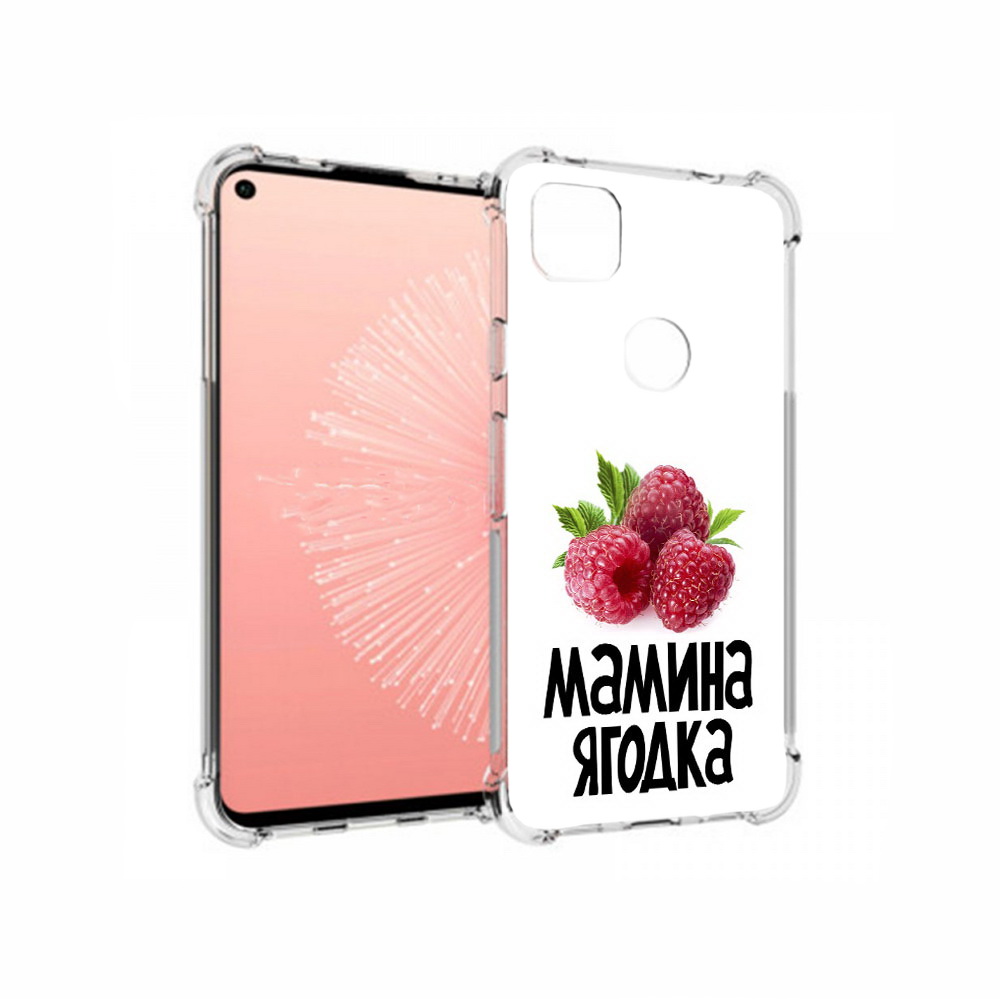 

Чехол MyPads Tocco для Google Pixel 4A мамина ягодка, Прозрачный, Tocco