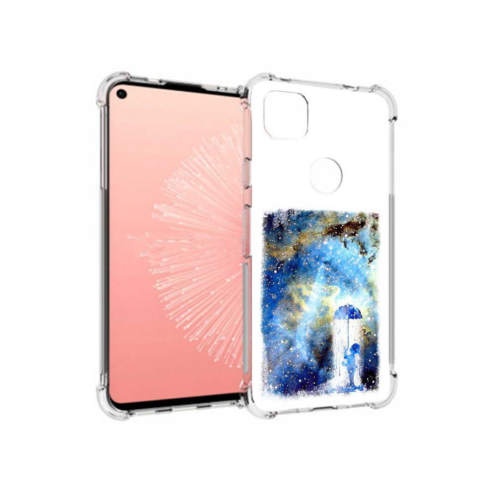 

Чехол MyPads Tocco для Google Pixel 4A мальчик в небе, Прозрачный, Tocco