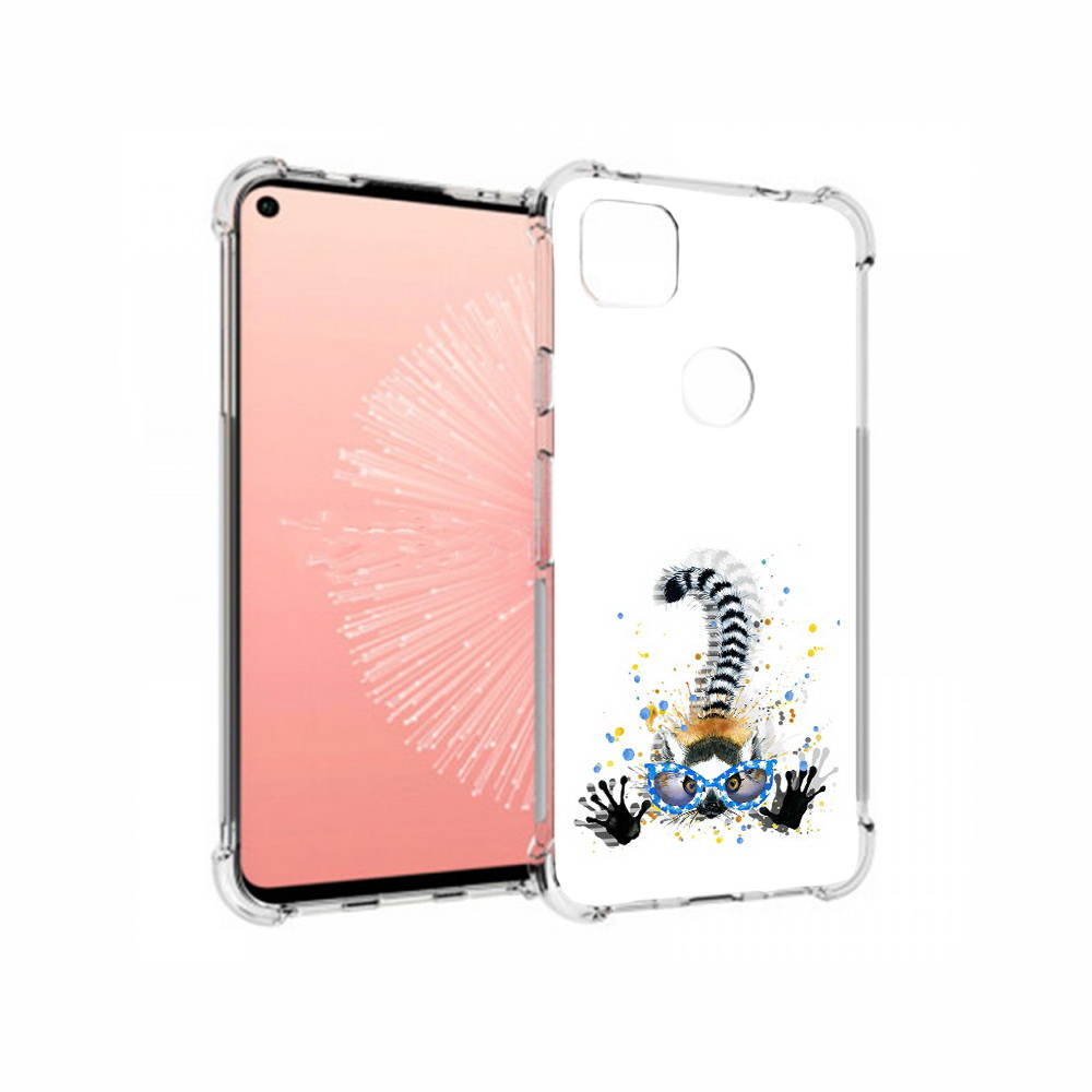 

Чехол MyPads Tocco для Google Pixel 4A лямур, Прозрачный, Tocco