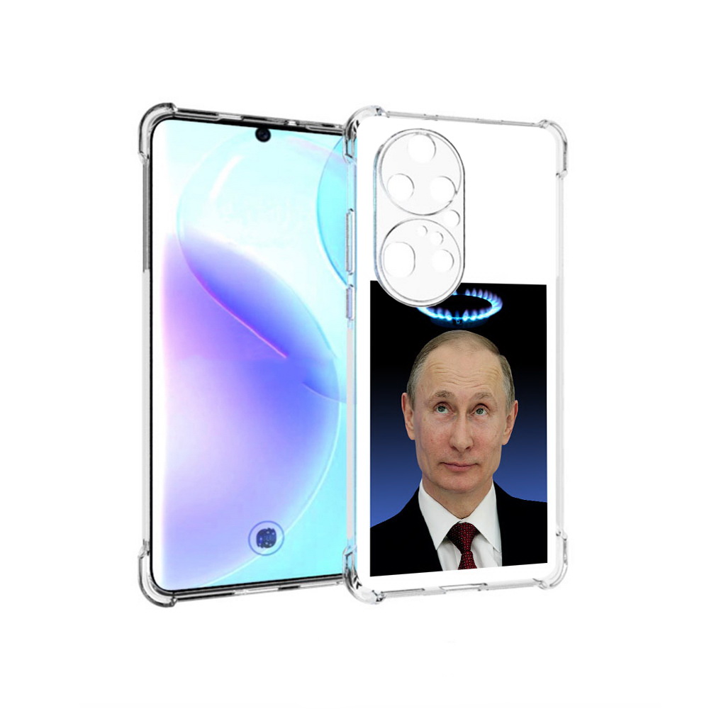 

Чехол MyPads Tocco для Huawei P50 Pro святой газ, Прозрачный, Tocco