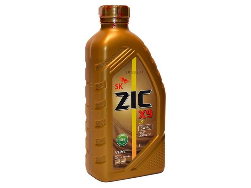 фото Моторное масло zic zic x9 ls diesel 5w40 синтетическое 1 л 132904