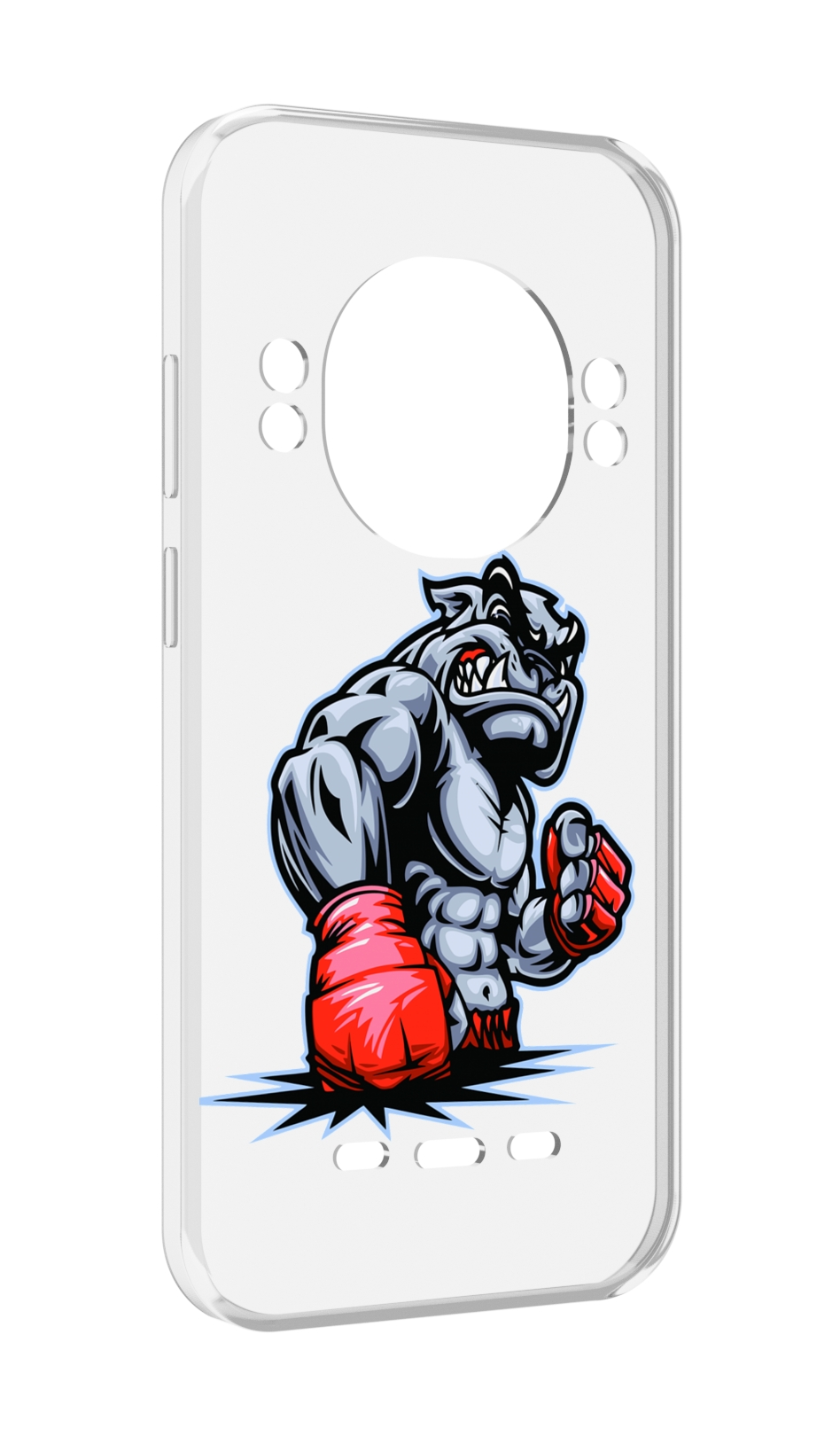 

Чехол MyPads собака-боксер для UleFone Power Armor 16 Pro, Прозрачный, Tocco