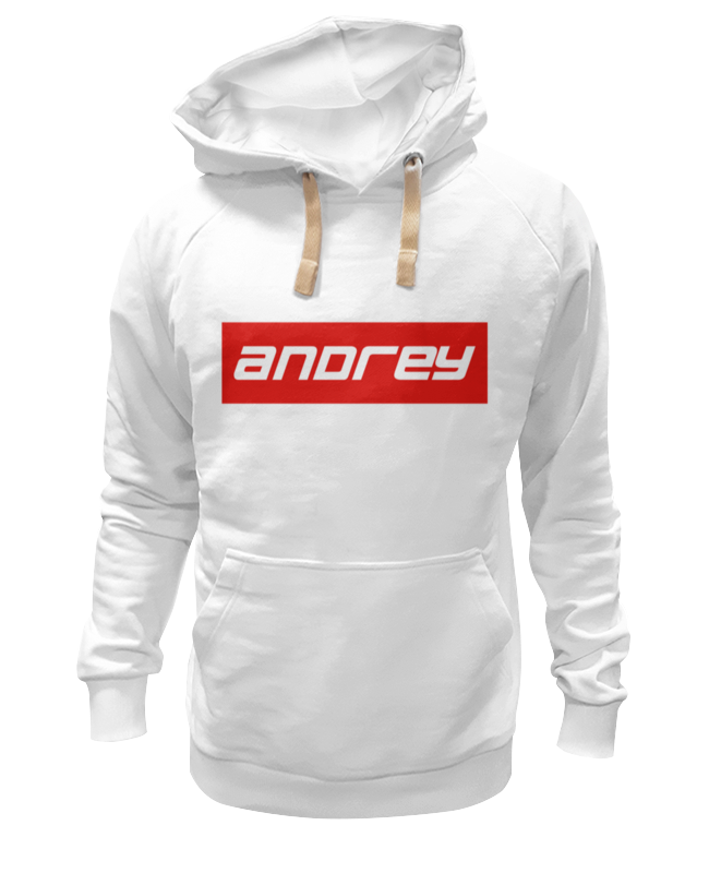 

Худи унисекс Printio Andrey белое 2XL, Белый, Andrey