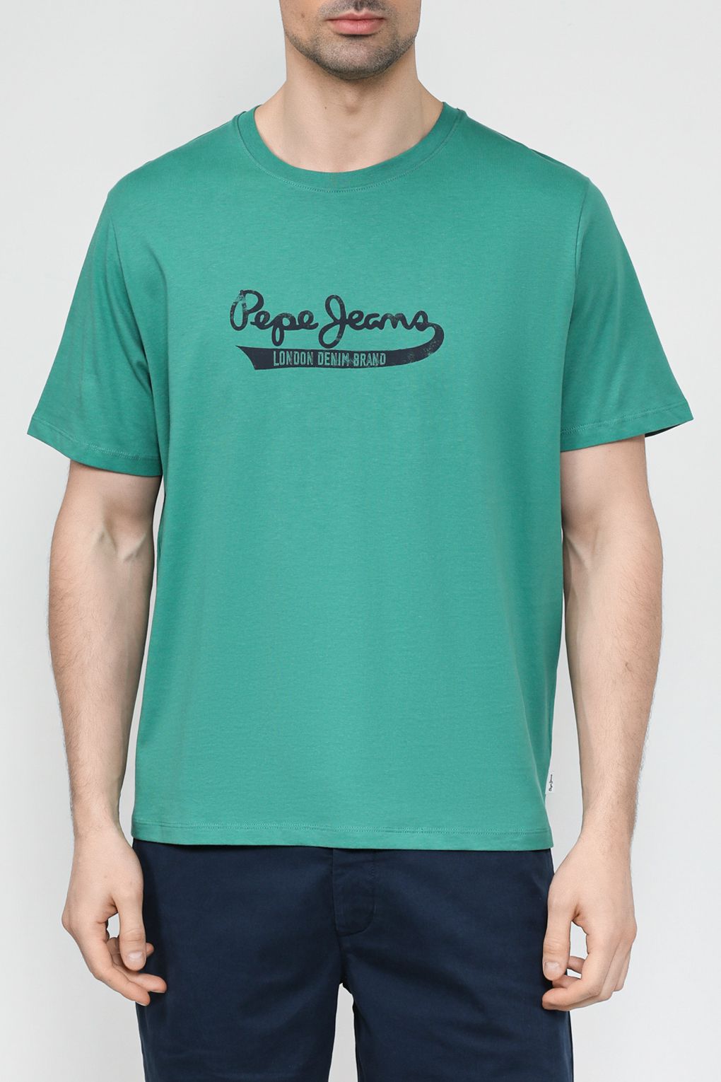 

Футболка мужская Pepe Jeans PM509390 зеленая S, Зеленый, PM509390