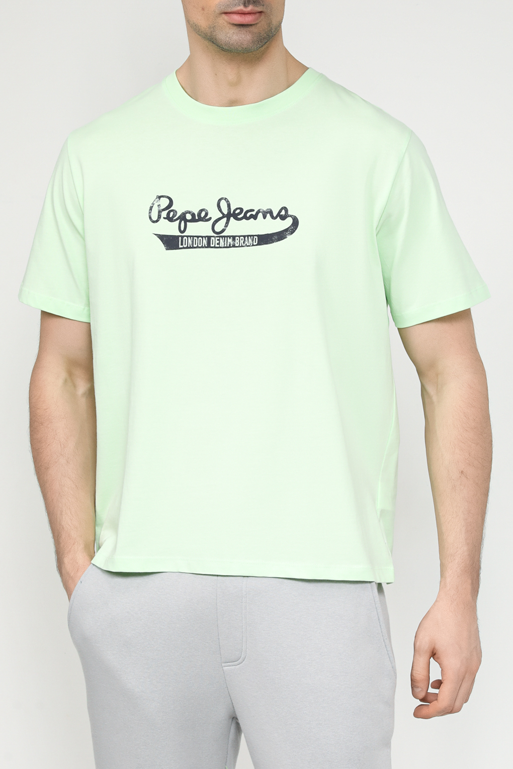 

Футболка мужская Pepe Jeans PM509390 зеленая XL, Зеленый, PM509390